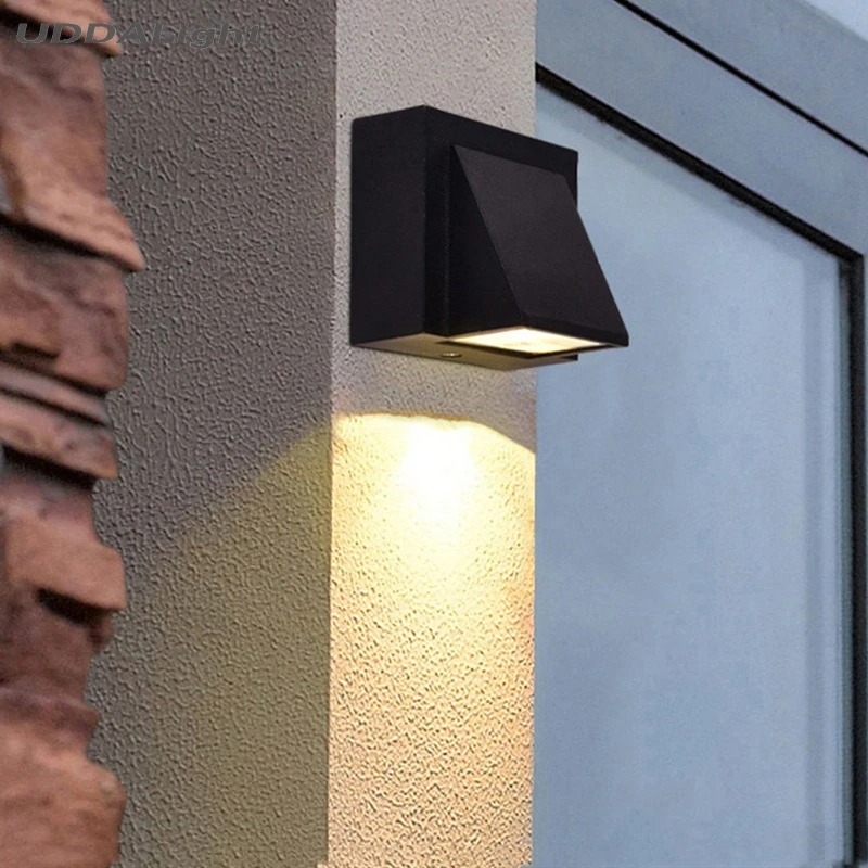 

Outdoor Wall Light 10W 5W Waterproof Aluminum Tempered Glass CE RoHS Ip65 Outdoor Lighting Wall Lamps