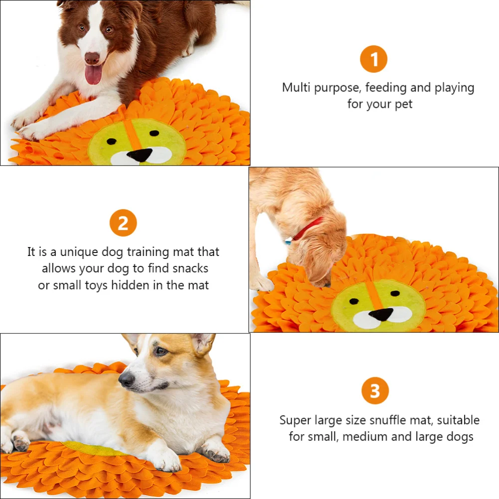 

Adorable Cartoon Pet Sniffle Mat Puppy Dining Training Dog Foraging Pad