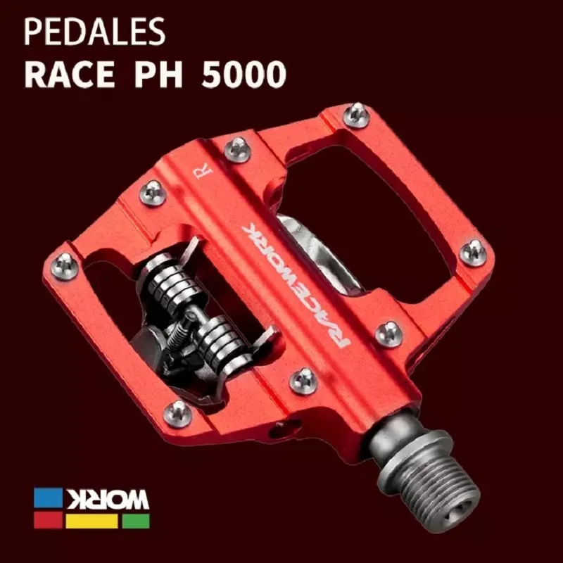 Велосипедные педали RACEWORK для горного велосипеда Автоматическая подножка опора