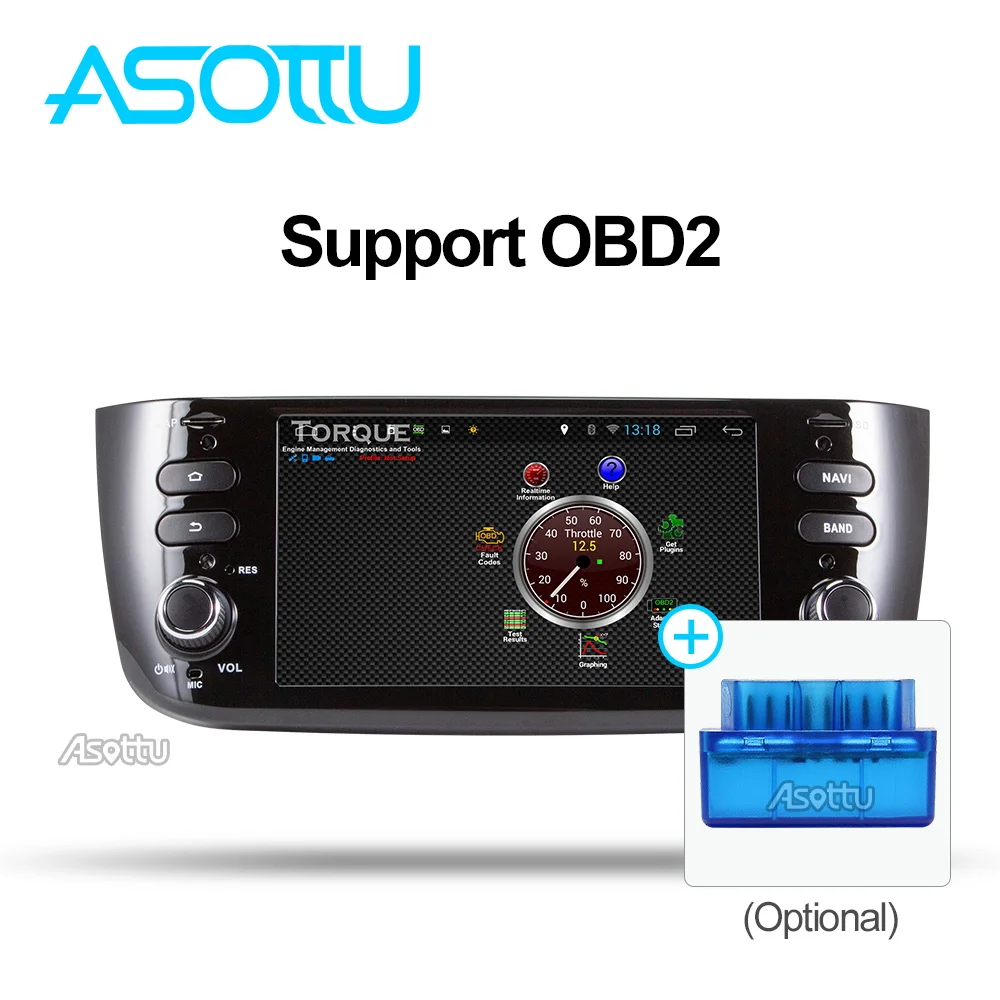 Asottu android 9.0 car dvd for Fiat/Linea/Punto 2012 2013 2014 2015 Car Multimedia Player | Автомобили и мотоциклы