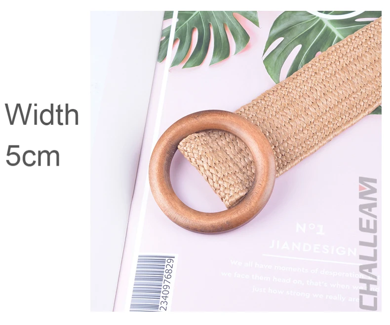 Деревянная Пряжка эластичный плетеный пояс для женщин высокого качества модный дизайнерский пояс роскошный бренд PP поддельные соломы для отдыха широкий пояс D26