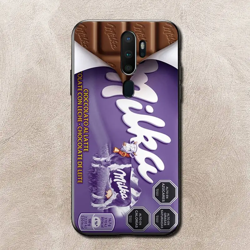 

Chocolate Milka Box Phone Case for Vivo Y91C Y11 17 19 17 67 81 Oppo A9 2020 Realme c3