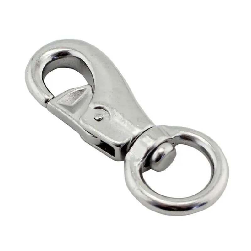 

Multipurpose Durable Hanging Hammock Chair Swivel Hook Snap Stainless Steel N58B