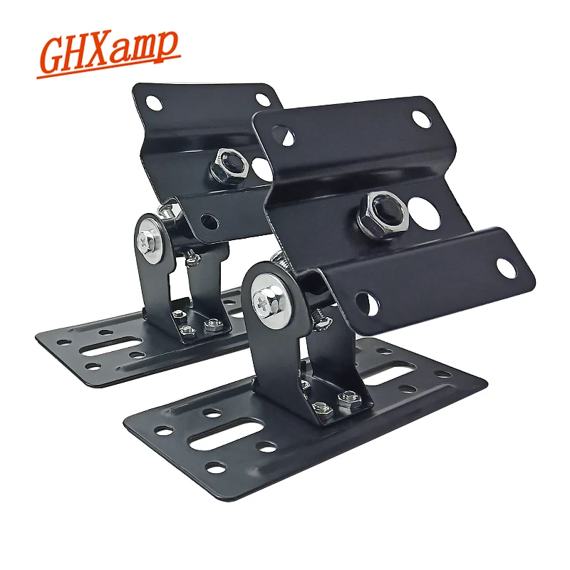 Suporte de Parede para Alto-falante Suporte para Caixa de Som Universal para Alto-falante de 5-6 Ghxamp Surround Cromado Polegadas 2 Peças Ktv