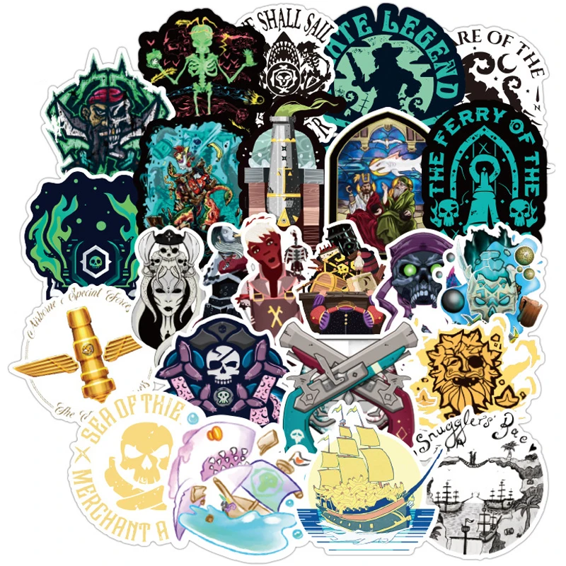 100 шт. наклейки Rogue Sea пиратский стиль для автомобиля Стайлинг мотоцикл телефон