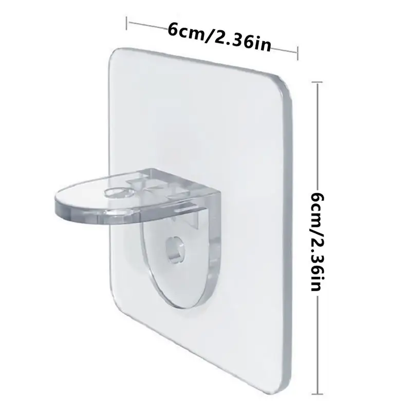 

4Pcs Shelf Support Adhesive Pegs Plastic Closet Cabinet Shelf Rack Support Clips Wall Hanger For Kitchen Bathroom Accessories