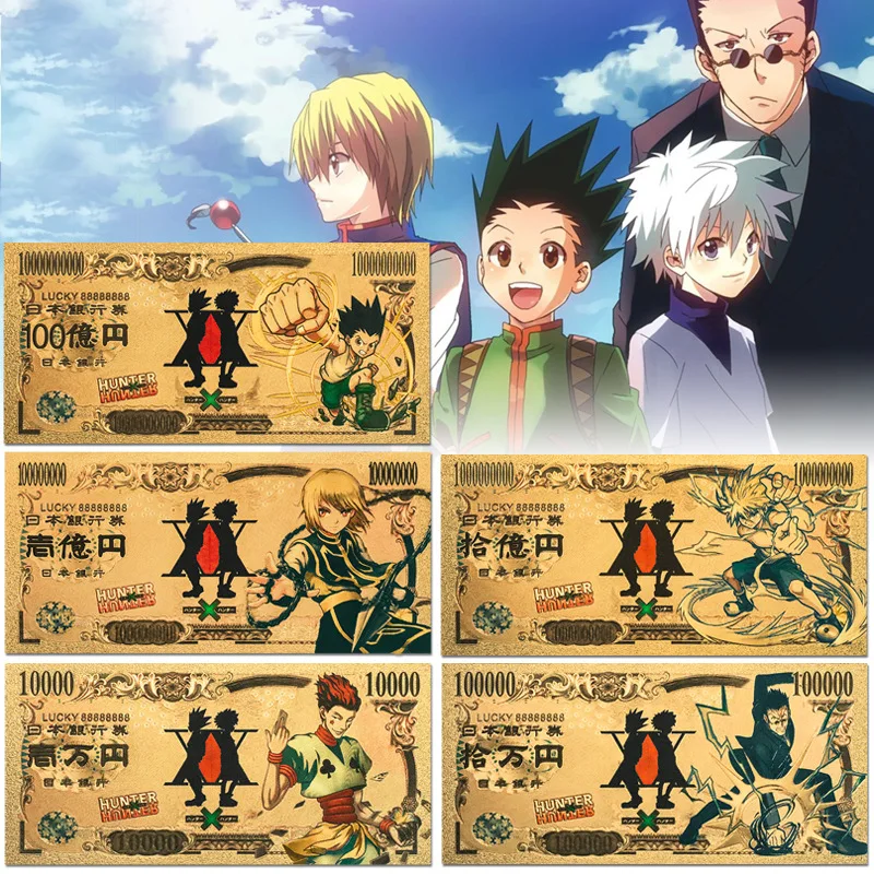 

1 шт. мультяшный аниме Hunter X Hunter Косплей памятные монеты фигурки Гон фредесс Курапика золотые монеты коллекция подарок игрушки
