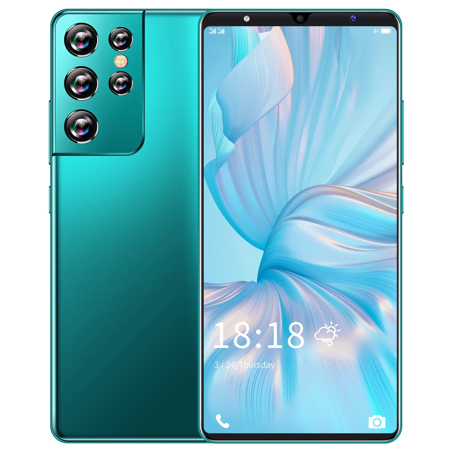 

S21 Ultra Smartphone Andriod11 6.1 Inch 64GB/128GB 5000mAh Face Id Cell Phone Dual Sim Micro SD Fingerprint Unlocked Cell Phones