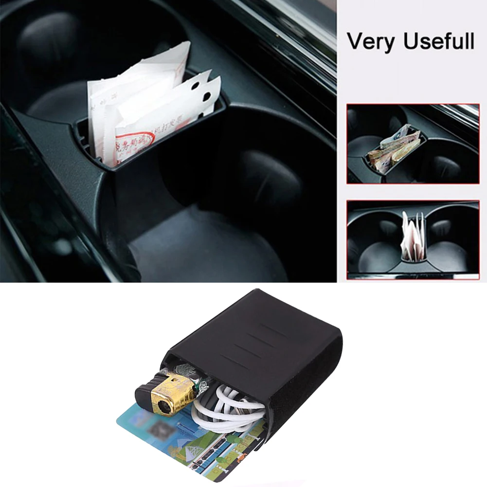 Car Styling Interior Storage Box Cup Holder Tray ABS Sundries Bracket Organizer For Jaguar F-Pace X761 2016 2017 | Автомобили и