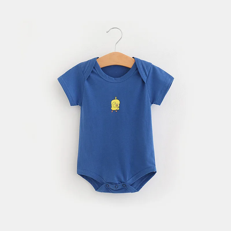 Детский хлопковый комбинезон с коротким рукавом для новорожденных|Боди малышек|