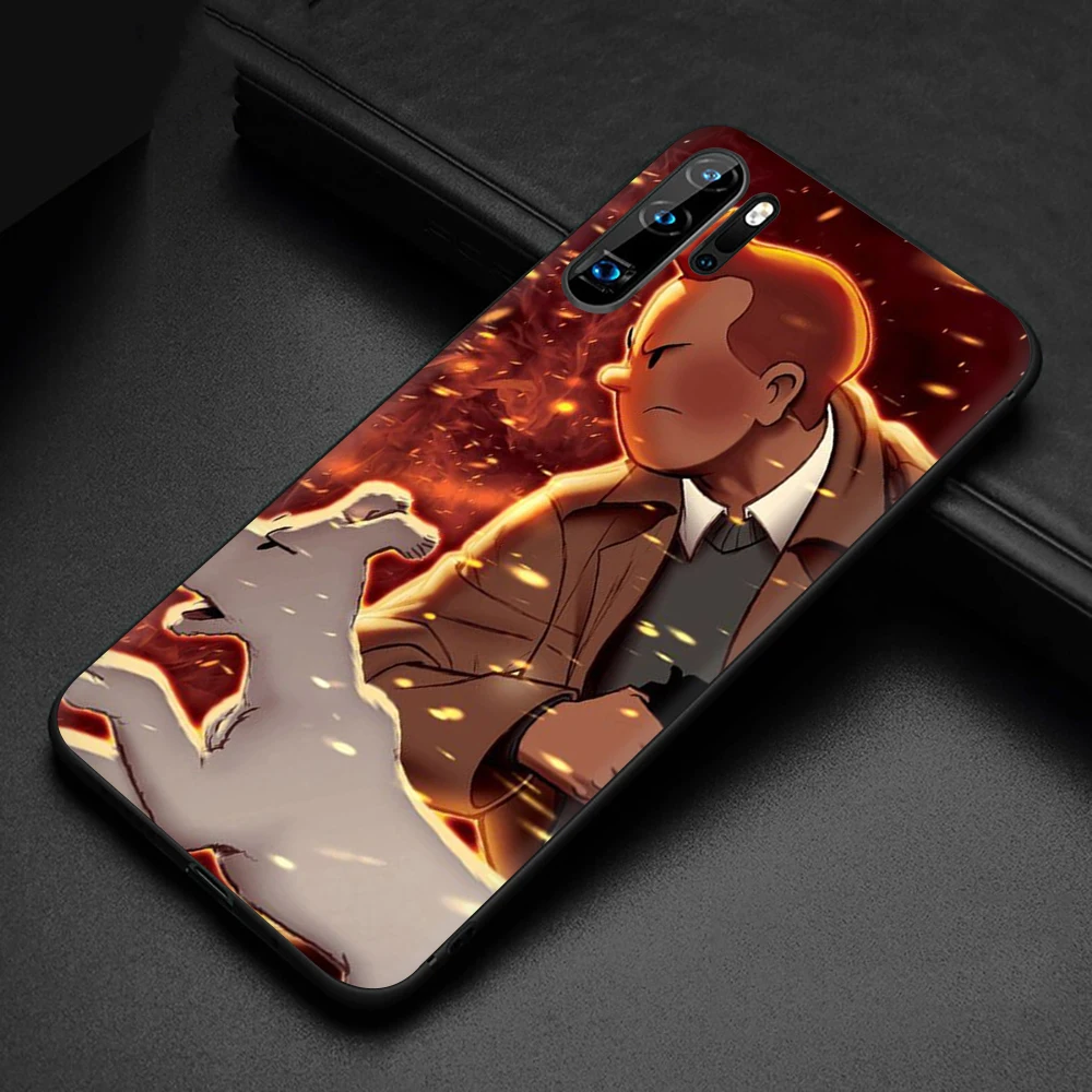 B9 The Adventures of Tintin New Fun Soft Silicone phone case for Huawei P8 P9 P10 P20 P30 Lite Mini Pro P Smart Z Plus - Color: B9