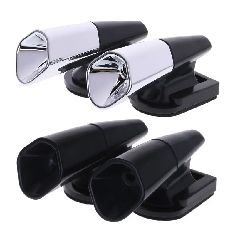 

2Pcs New Automotive Silver/Black Animal Deer Car Animal Deer Warning Whistles Auto Safety Alert Device E7CA