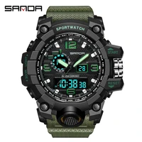 sanda fashion outdoor sport watch men electronic watch casual led wrist watches 3bar waterproof digital watch relogio digital