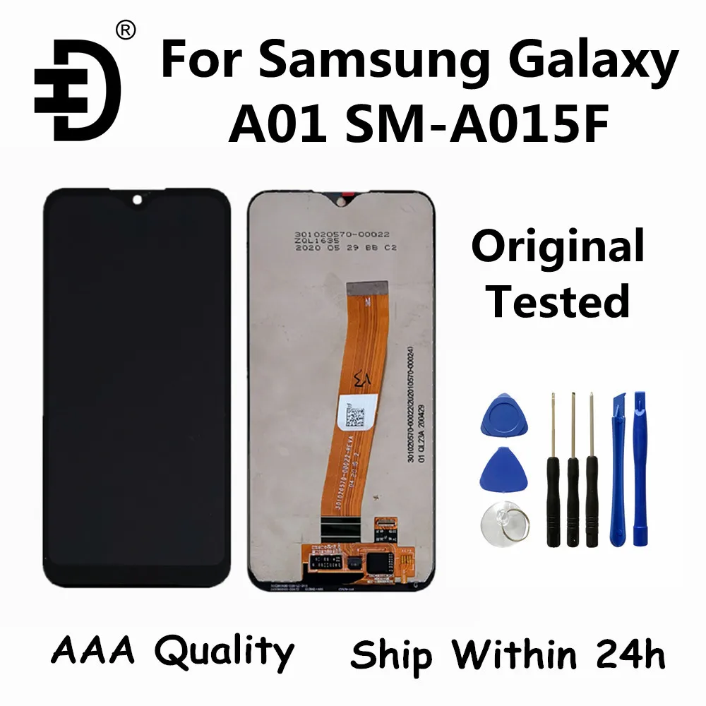 Оригинальный ЖК экран для Samsung Galaxy A01 A015 дисплей сенсорный дигитайзер SAMSUNG SM A015F