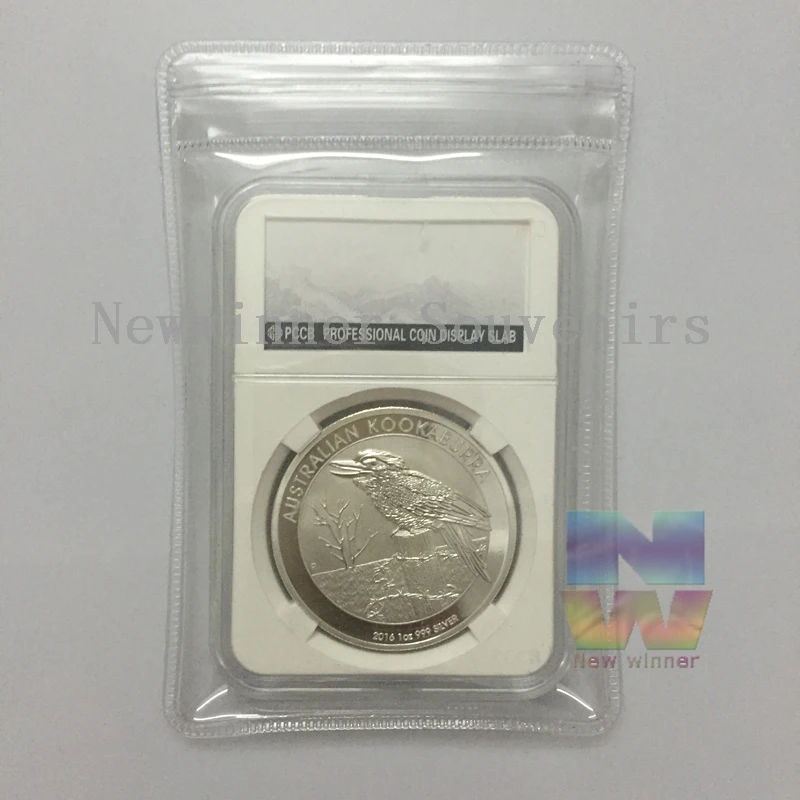 

1PC 2016 Commemorative Iron Plated Silver Coin 1990-2015 The Australia Animal Coins With PCCB Case
