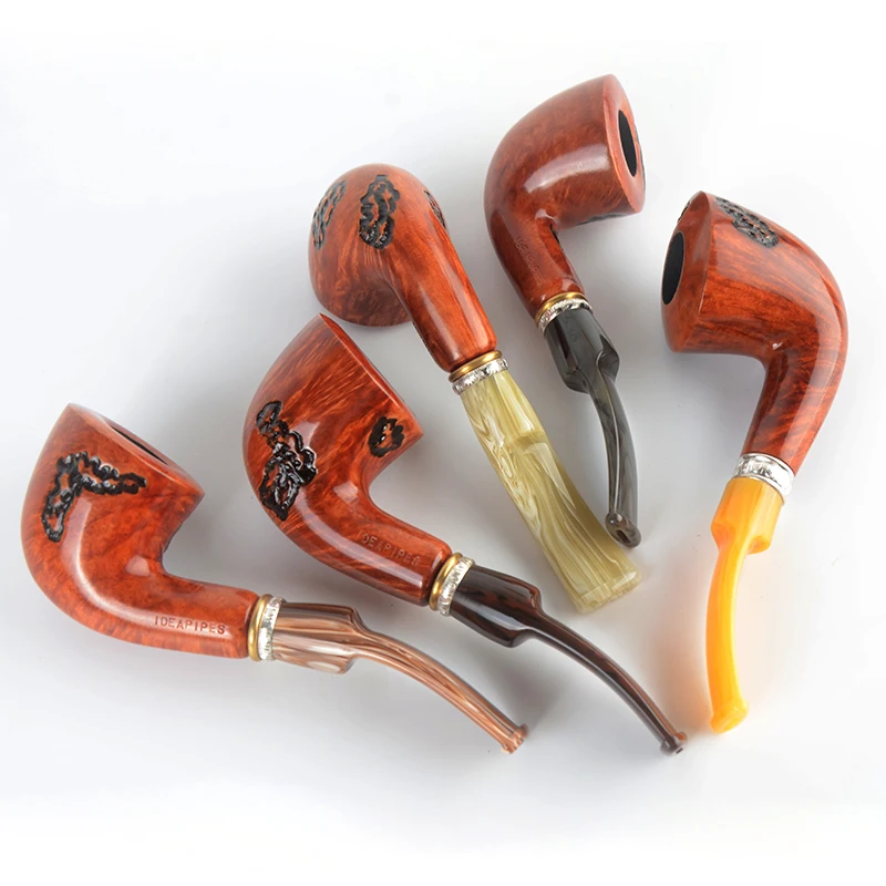 

Tobacco Smoking Briar Pipe Smooth Finished 9mm Filter Tuscan Series #TSCAD Tools Include