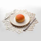 ПВХ салфетка под прибор в виде цветка полые изоляционные подставки под столовые коврики для чаши домашний Рождественский Декор термостойкая подставка для обеденного стола