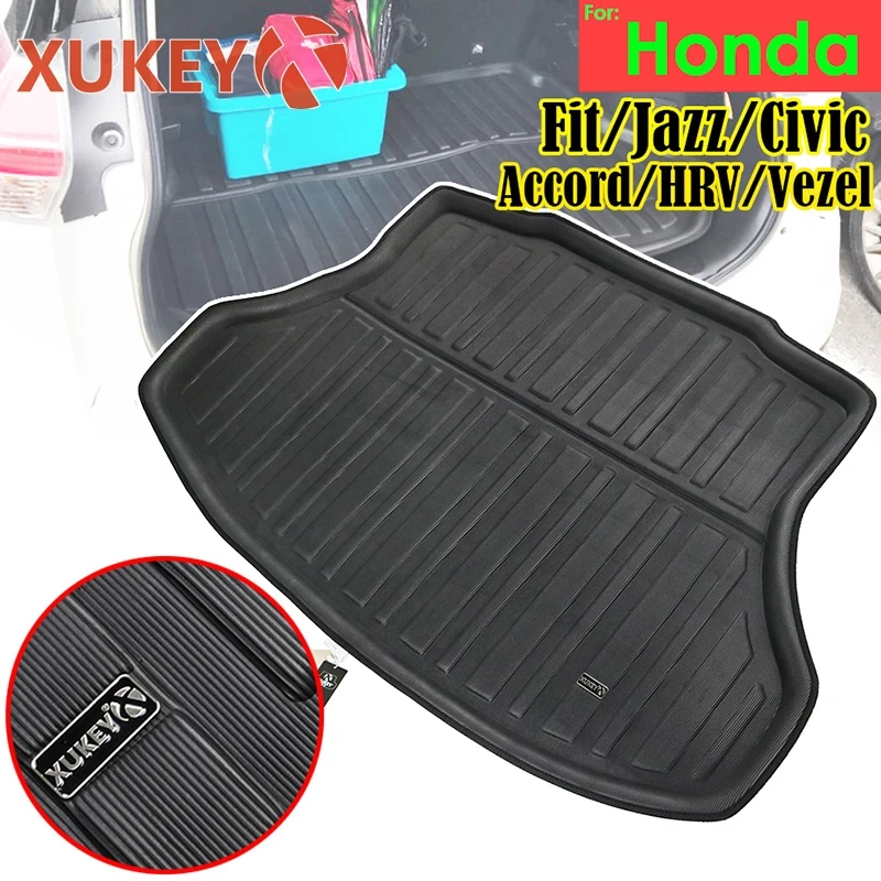 Коврик XUKEY для багажника Honda FIT MK2 MK3 JAZZ Civic Accord 9 10 HRV|Автомобильные коврики в салон| |