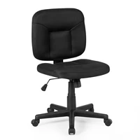 costway mesh computer chair low back adjustable task chair armless home office furniture