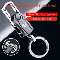 fashion laser engraving car metal keychain multifunctional keyring beer bottle opener keychain for opel vauxhall astra insignia