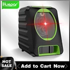 Самонивелирующийся лазерный уровень Huepar, 2 линии, пересечение горизонталей и вертикалей, H130  V150 , водонепроницаемые измерительные инструменты