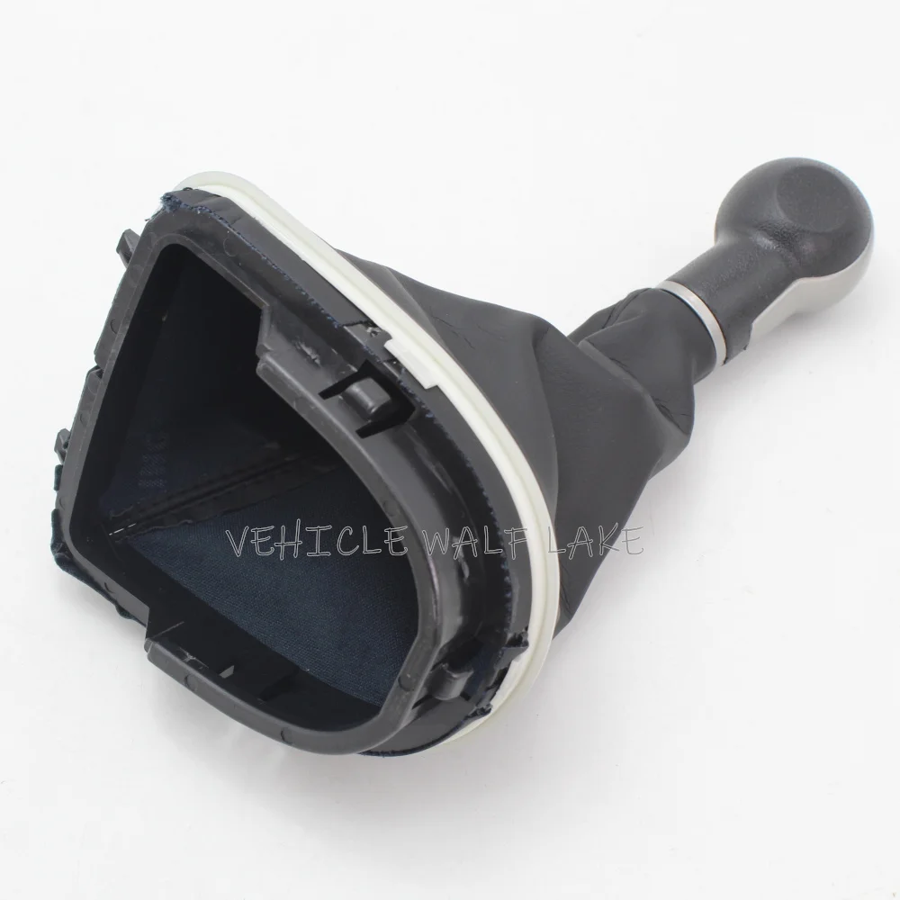 For Seat Leon MK2 1P 2005 2006 2007 2008 2009 2010 2011 2012 Car-Stying 5 Speed Car Gear Stick Shift Knob With PU Leather Boot | Автомобили