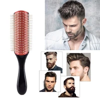 1 pcs nine row styling comb hair salon comb curly hair straight hair massage ribs comb smooth hair scalp massages tool unisex