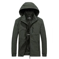 2021 mens autumn new windproof jacket waterproof outdoor sports hooded casual wear