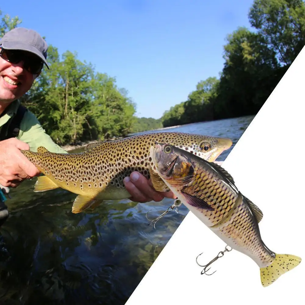 

Sinking Glide Bait Hard Body With Soft Tails Swimbait Tackle Shad Fly Trout Bass Tacklefishing Slide Lures Fishing Fishing R3s9