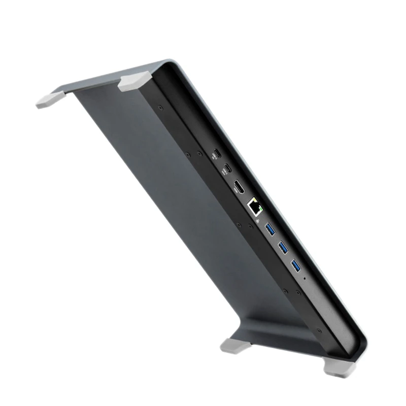 Vaydeer Алюминий монитора настольная подставка Дисплей Riser с Тип C/USB3.0/HDMI мульти