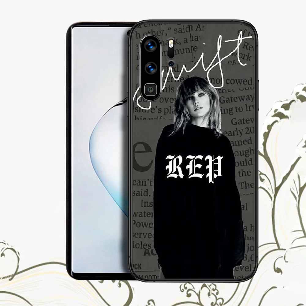 

Taylor Folklore Swifts Reputation Huawei P Mate Smart 9 10 20 30 40 Lite Z Y7 2019 Pro For Phone Case black Cell Fashion Hoesjes