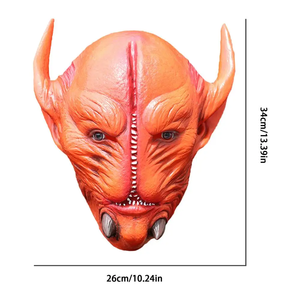 

Scary Alien Masque Novelty Halloween Headwear Costume Party Props Evil Role-playing Props Creepy Halloween Bull Head Mask