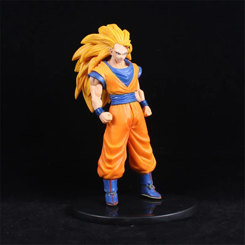 Новые различные Dragon Ball Z Goku Vegeta Broli Torankusu Фигурки ПВХ Коллекция Модель игрушки для Рождественский подарок есть база - Color: 18CM