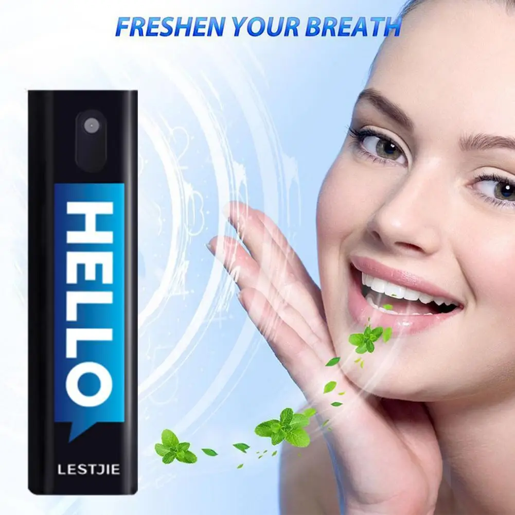 

Mint mouth spray mouth freshener portable herbal mouth bad spray refreasher For adult treatment tool breath care O9Y6