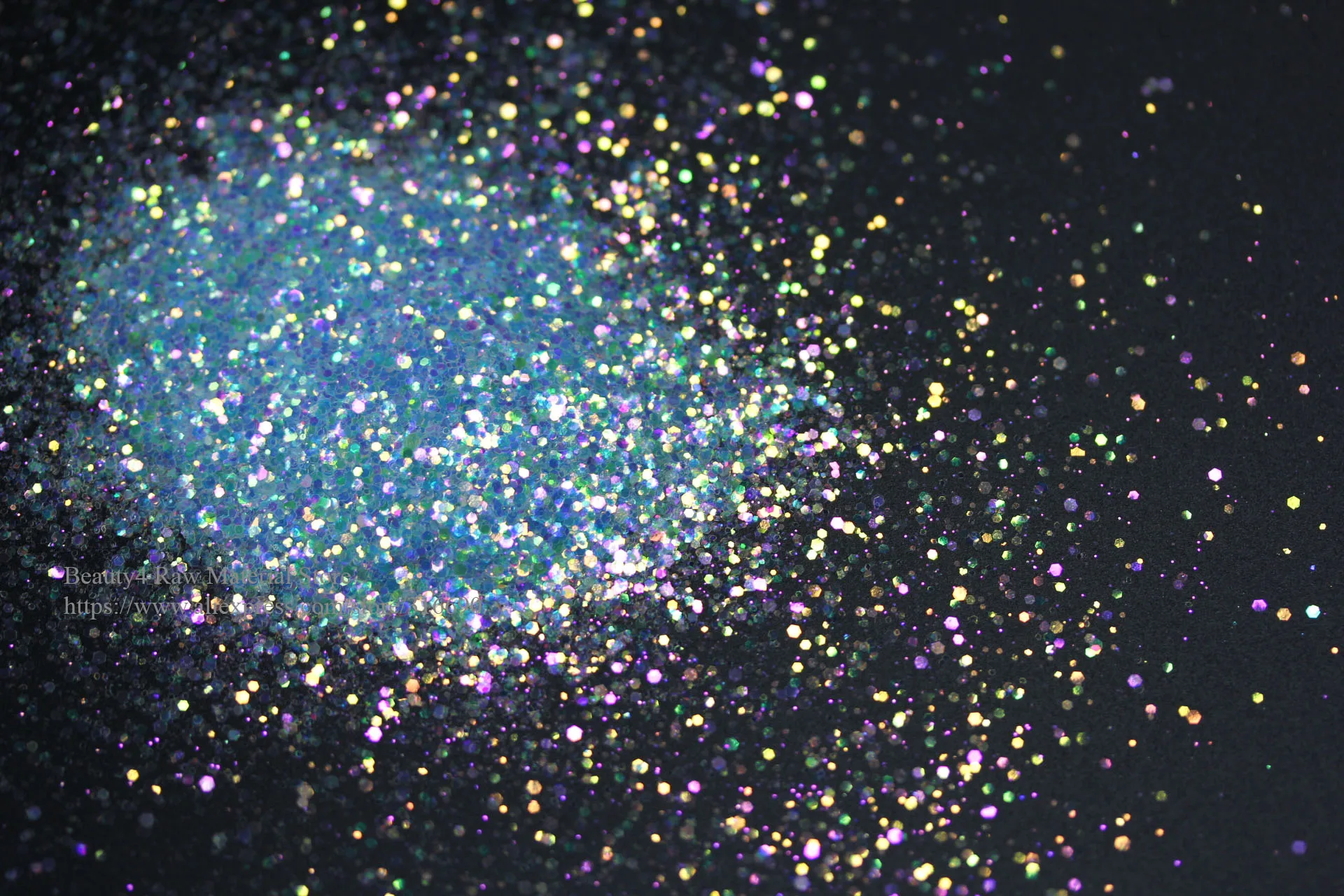 Косметические красочные переливающиеся белые блестящие миксы крафт блеск для