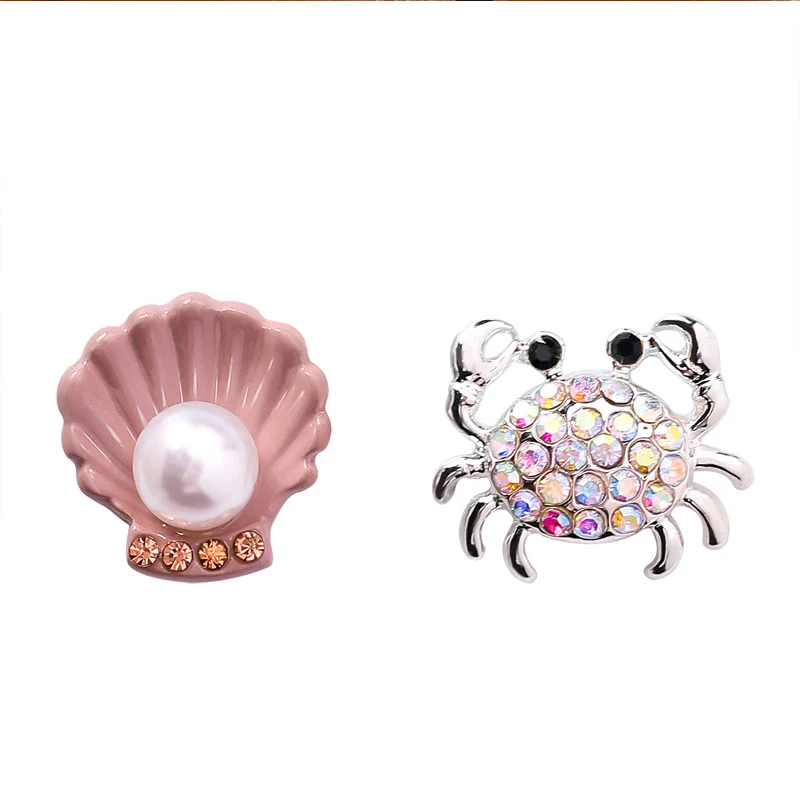 Женский милый серьги из серебра 925 с искусственным жемчугом украшенный стразами