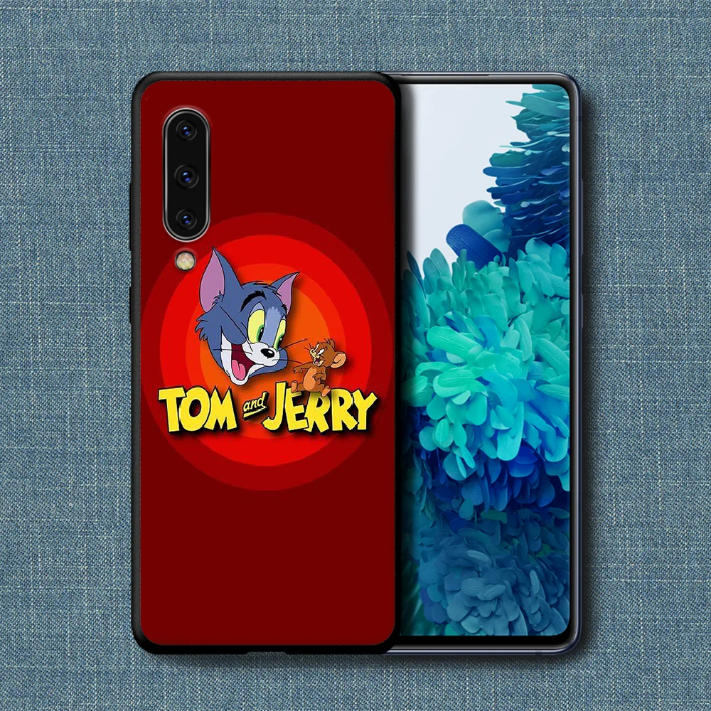 

Cat Tom Cartoon Mouse Jerry Phone Case For Samsung Galaxy A 3 5 7 8 10 20 20E 21S 30 30S 40 50 51 70 71 black Back Soft Bumper