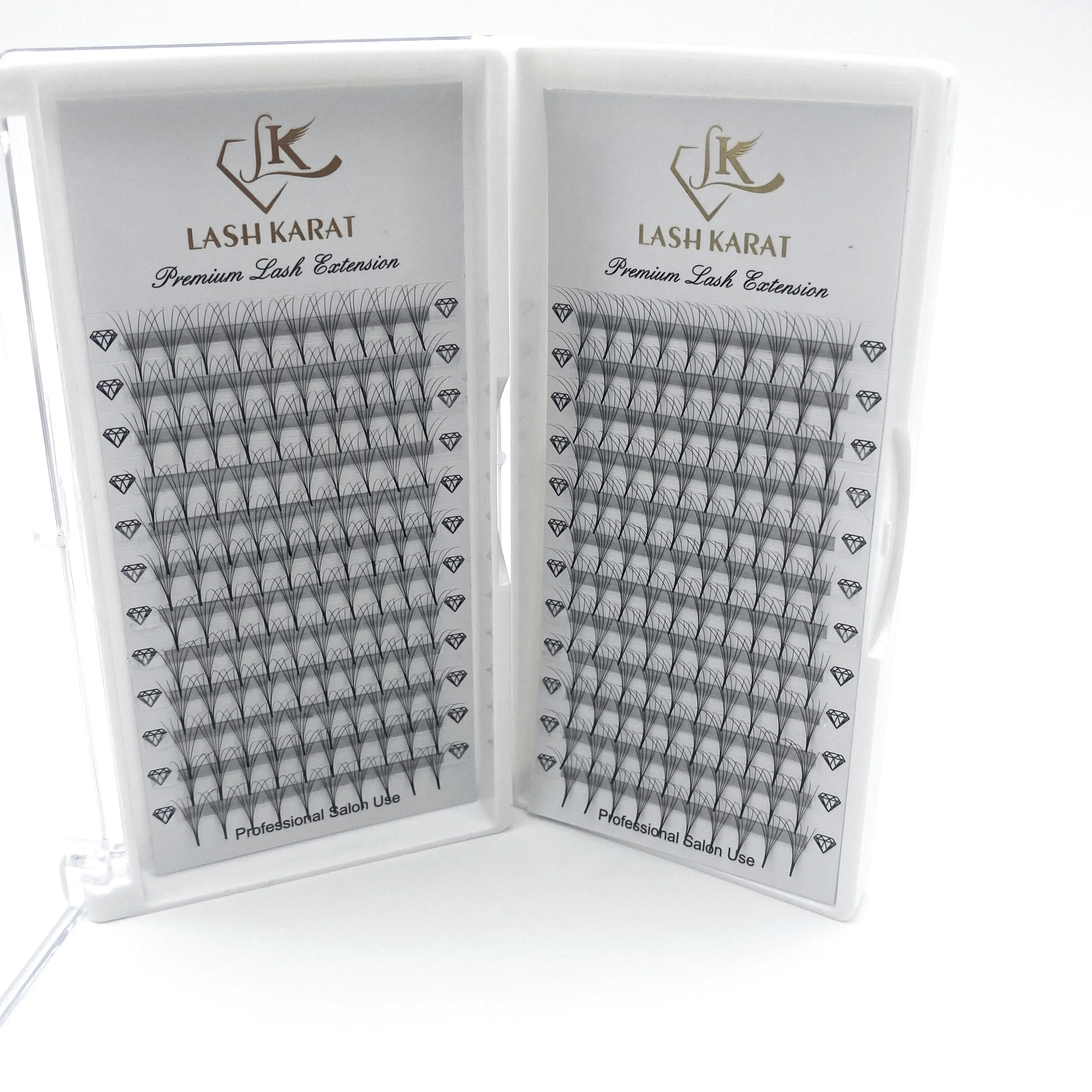 

LASHKARAT 5D 6D 0.07mm D Curl Mix Tray Pointy Base Premade Volume Handmade Fans