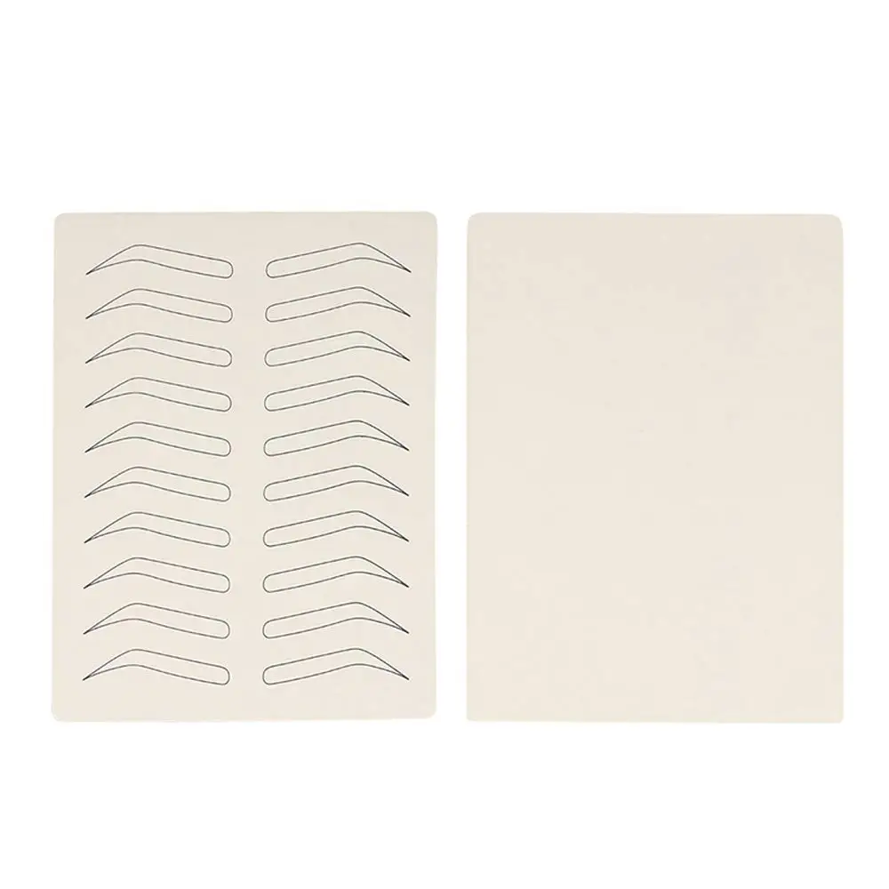 

2/5/10/15/30 pcs Permanent Makeup Eyebrow Tattoo Practice Skin 20 X 15cm Microblading Fake Practice Skin for Tattoo Accessories