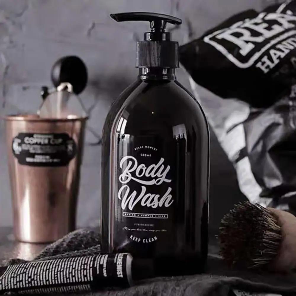 500 мл Скандинавская бутылка для хранения шампуня ванной простая путешествий