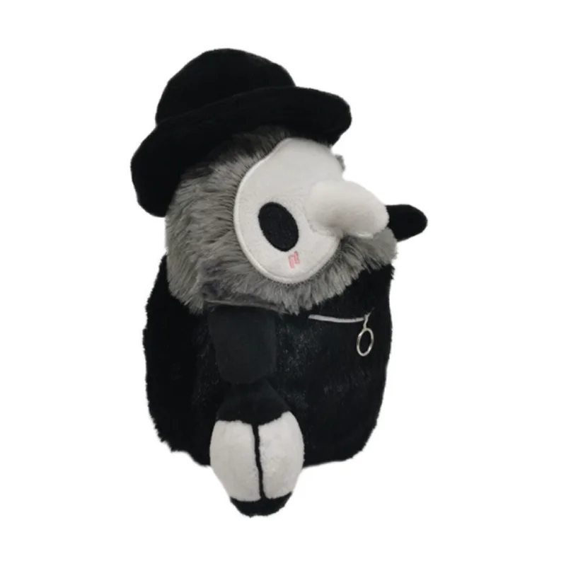 

New 20cm Cartoon Animal Plague Doctor Beak Stuffed Plush Toy Halloween Beak Doctor Party Prom Props Luminous Plush Toys Gifts
