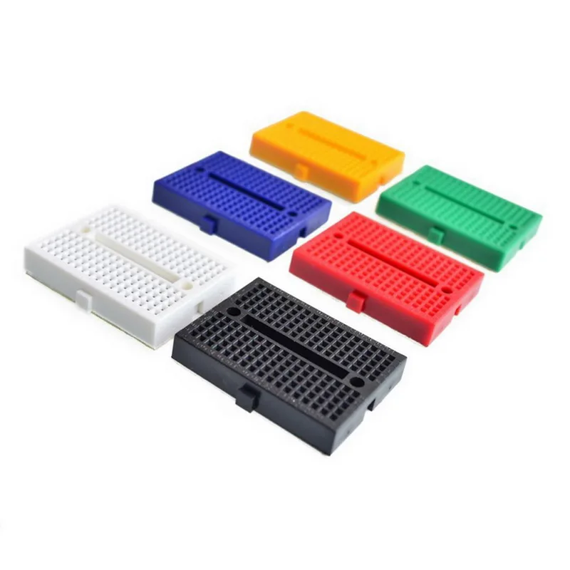 Мини макетная доска с 170 точками для галстука Прототип PCB хлебная плюс клейкая