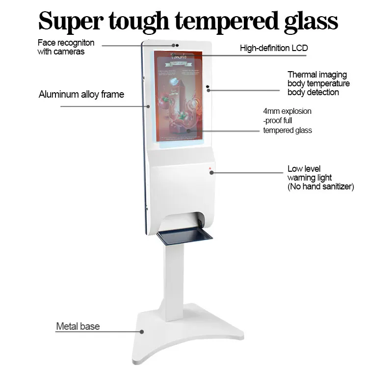 

Public place School 21.5 inch Touchless 3L hand disinfectant sanitizer dispenser