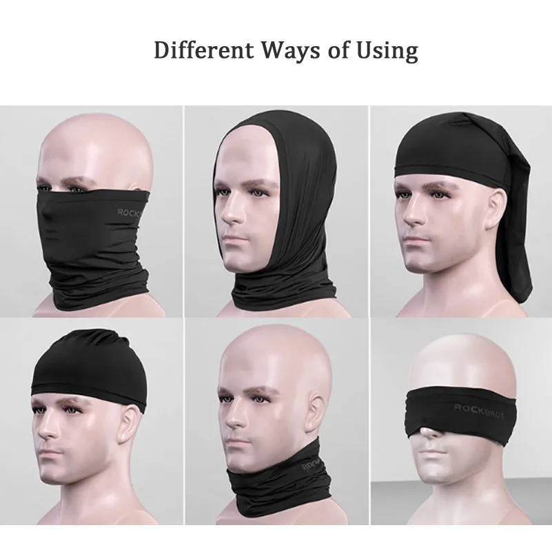 Rockbros ветрозащитный шарф для верховой езды бандана подледной на велосипеде