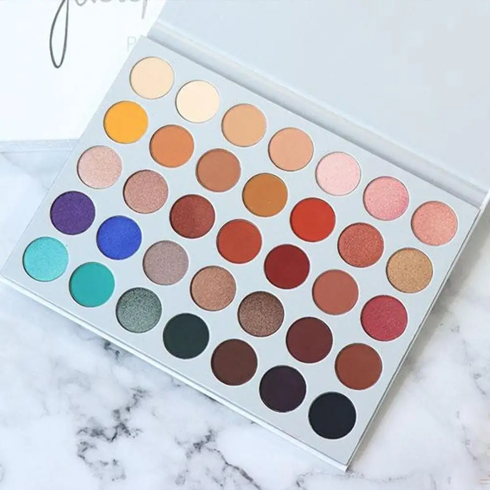 Горячая продажа 35 цветов Тени для век Палитра Водонепроницаемый последний