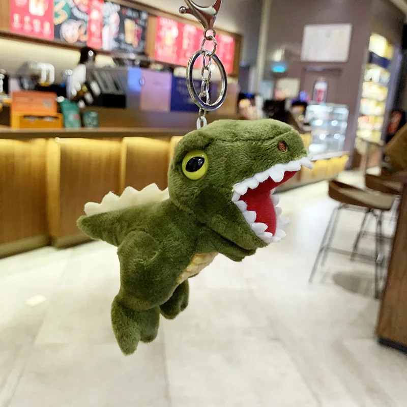 

Plush Doll Key Ring Cute Cartoon Doll Keychain Dinosaur Keychain Bag Car Mobile Phone Pendant Christmas Children Students Gift
