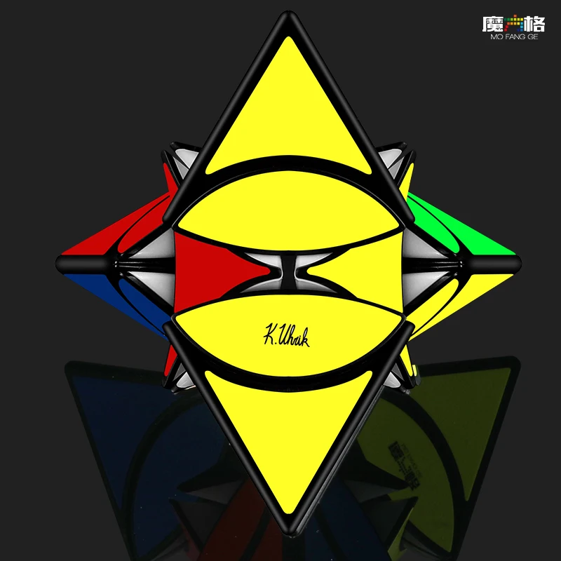 Новый XMD Qiyi Mofangge монета Тетраэдр Yuanpan Pyra Speed Magic-Cube профессиональные нерегулярные