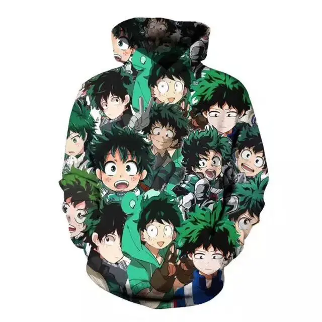 Pullover D Bakugou кацуки школьная форма косплей костюм My Hero Academy толстовки с 3D принтом толстовки для мужчин и женщин спортивный свитер футболки - Цвет: Pullover D