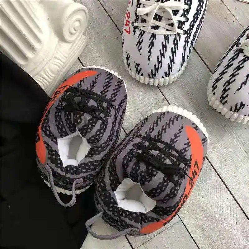 

Slippers Fat coconut winter cotton shoes spoof warm slippers for home &outside wear snow non-slip warm shoes for women and men