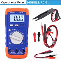 honeytek capacitance meter capacitor electronic measuring capacitance tester test clip lead probe 6013l 200pf 20mf for repair